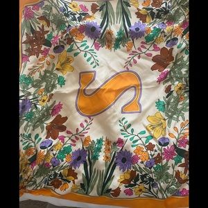 zara silk scarf
